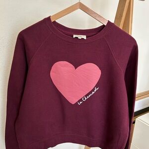 Sézane la chamade sweat-shirt with free tote bag